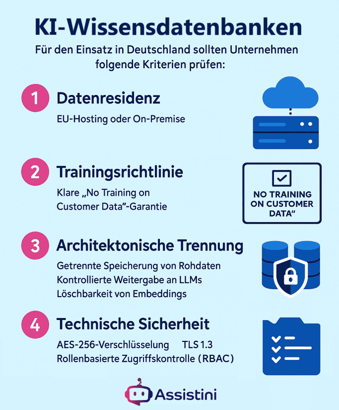KI-Wissensdatenbanken und welche Kriterien sie erfüllen sollten 