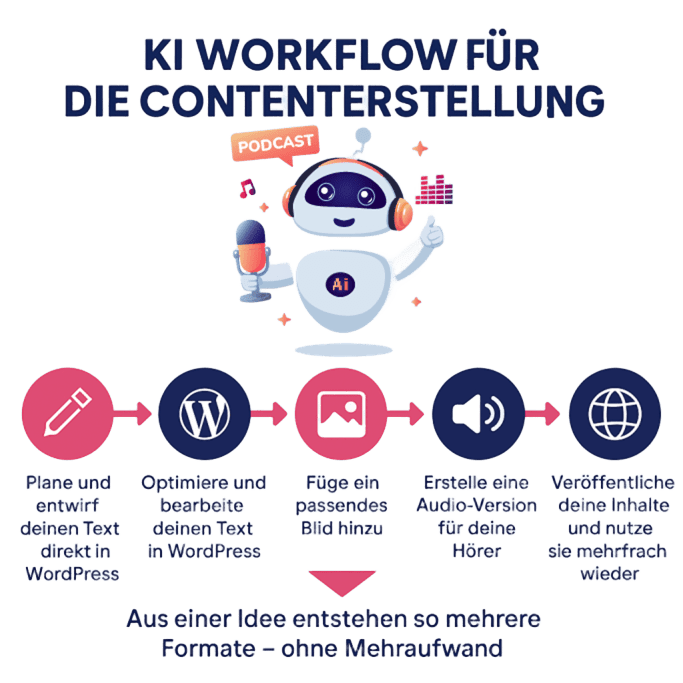 Effizienter KI-Workflow für kreative Contenterstellung
