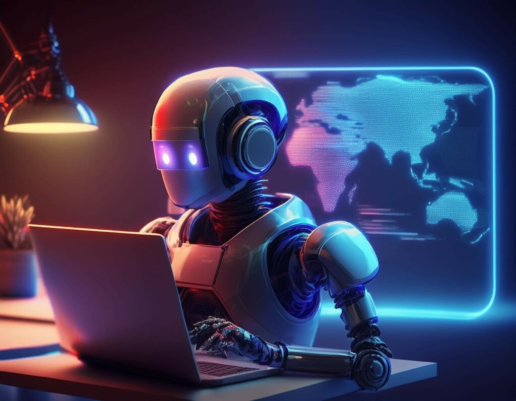 AI text generator robot