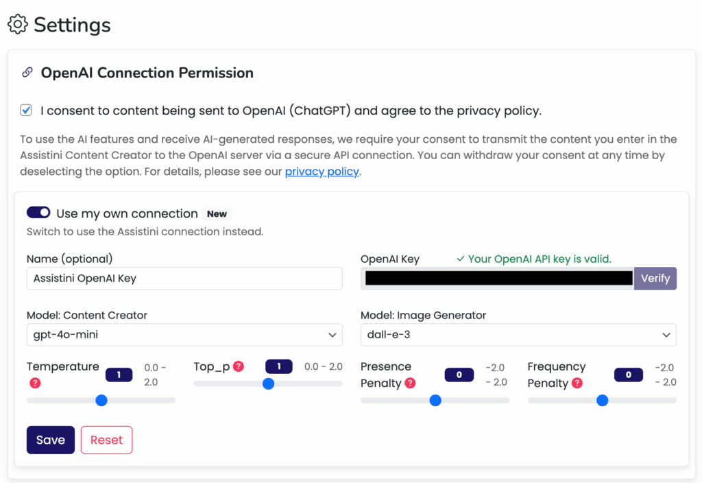 How to Enter Your API Key