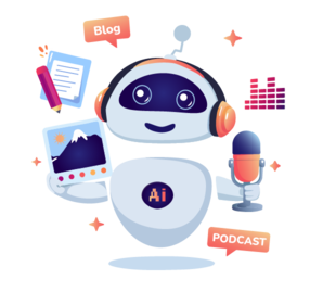 Assistini AI Content Creator for text, Images and podcasts